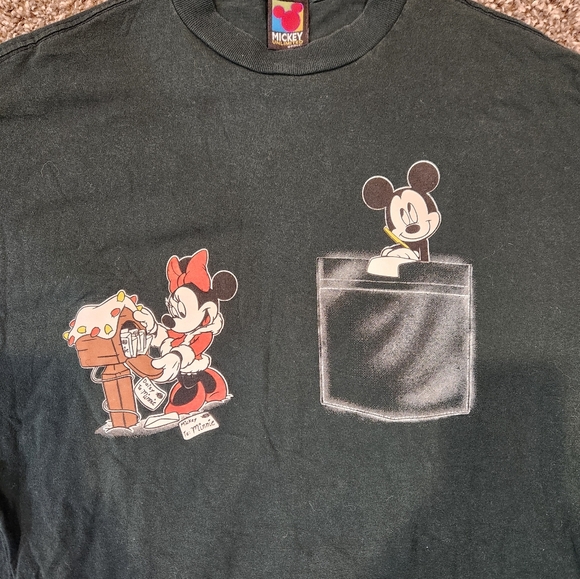 Vintage Disney Christmas Tee Men's Size XL - Picture 2 of 4